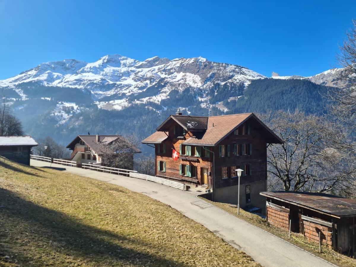 Traditional Chalet In Wengen - Top Floor Apartment ภายนอก รูปภาพ