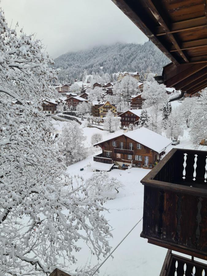 Traditional Chalet In Wengen - Top Floor Apartment ภายนอก รูปภาพ